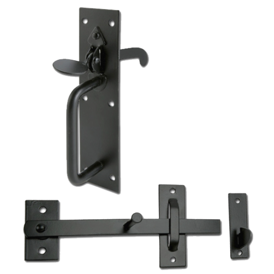 ASEC Suffolk Latch Black - Click Image to Close