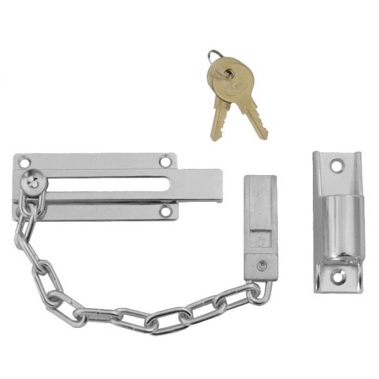 ASEC Locking Door Chain CP KD Visi - Click Image to Close