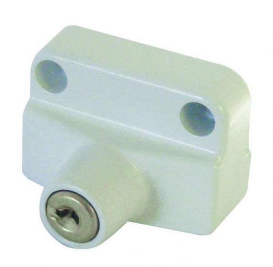 ASEC Automatic Metal Window Snap Lock WH Visi - Click Image to Close
