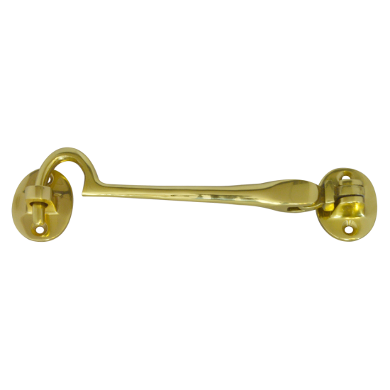 ASEC Brass Cabin Hook 102mm Visi - Click Image to Close