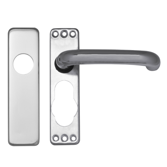 ASEC Plate Mounted Aluminium Lever Furniture SAA Lever Latch - Click Image to Close