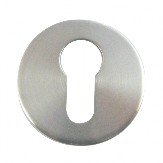 ASEC Stainless Steel Escutcheon 10mm SS Euro - Click Image to Close