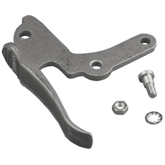 GARADOR GAR0085 Push Handle & Pin Garage Door Lock Silver - Click Image to Close