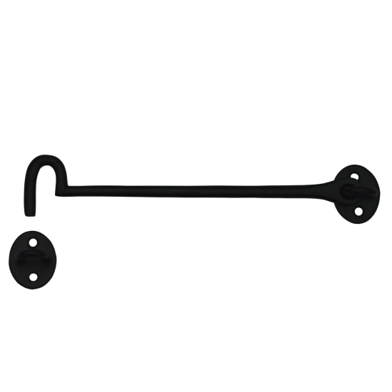 CROMPTON Black Cabin Hook 254mm - Click Image to Close