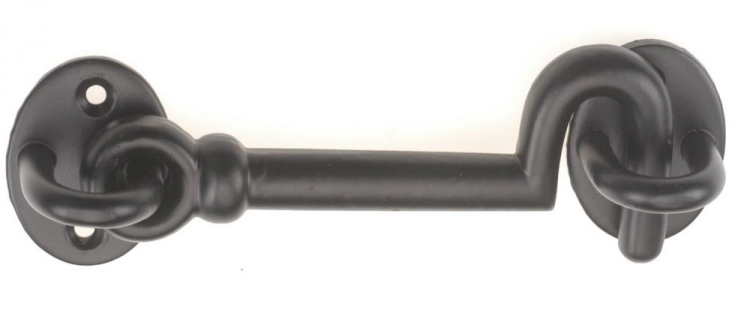CROMPTON Black Cabin Hook 102mm - Click Image to Close