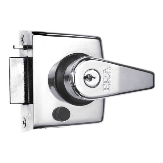 ERA 183 & 193 Deadlocking Nightlatch 40mm PC With Chrome Cylinder Boxed - Click Image to Close