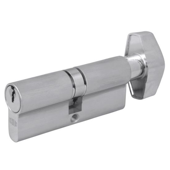 UNION 2X19 Euro Key & Turn Cylinder 74mm 37/T37 (32/10/T32) MK `CABD` SC - Click Image to Close