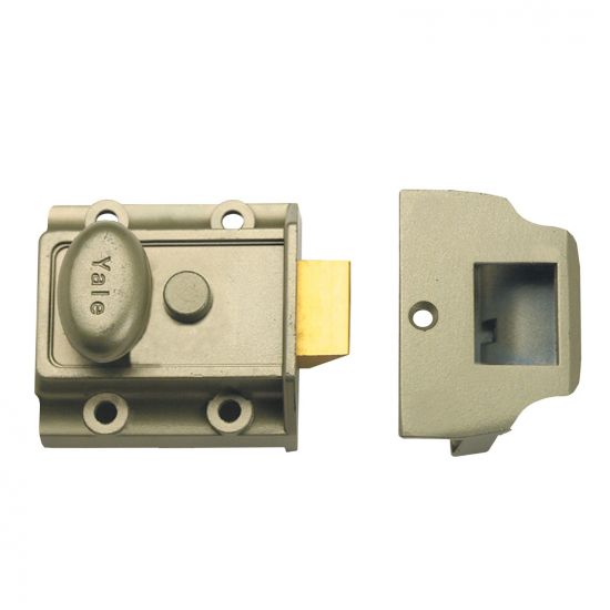 YALE 77 & 706 Non-Deadlocking Traditional Nightlatch 40mm ENB No Cylinder Boxed - Click Image to Close