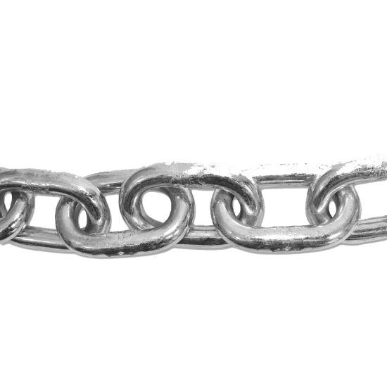 ENGLISH CHAIN Case Hardened Chain 8mm ZP 1m - Click Image to Close
