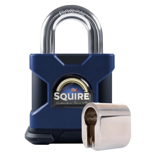 SQUIRE SS EM Stronghold Open Shackle Padlock Body Only SS50EM 50mm - Click Image to Close