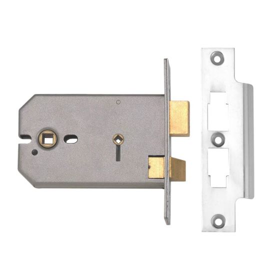 UNION 2026 Horizontal Mortice Bathroom Lock 127mm SC Bagged - Click Image to Close