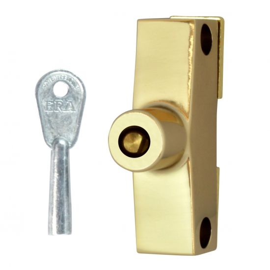 ERA 801 & 802 Automatic Window Snap Lock PB Std Key 1 Lock + 1 Key Visi - Click Image to Close
