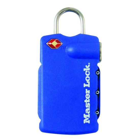 MASTER LOCK 4685 Combination Luggage Padlock - With Luggage Label KD Visi - Click Image to Close