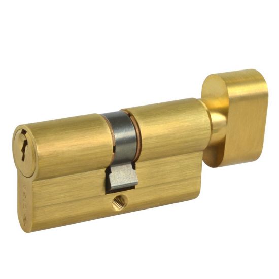CISA C2000 Euro Key & Turn Cylinder 60mm 30/T30 (25/10/T25) KD PB - Click Image to Close