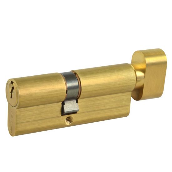 CISA C2000 Euro Key & Turn Cylinder 80mm 35/T45 (30/10/T40) KD PB - Click Image to Close