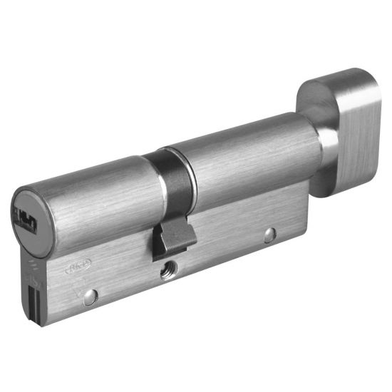 CISA Astral S Euro Key & Turn Cylinder 90mm 40/T50 (35/10/T45) KD NP - Click Image to Close
