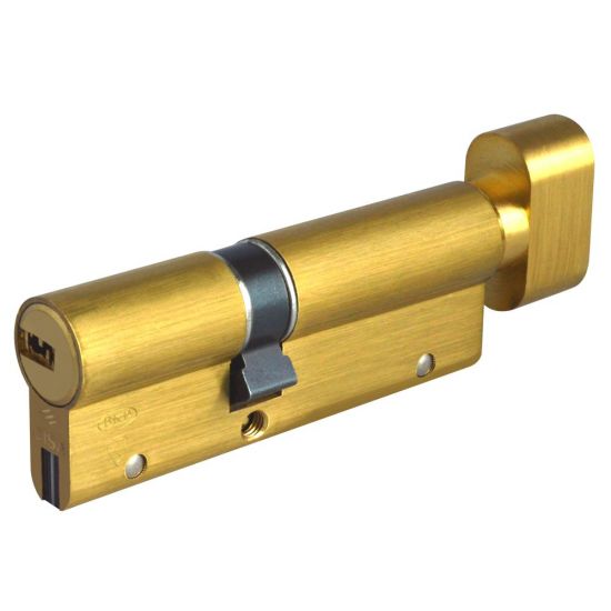 CISA Astral S Euro Key & Turn Cylinder 95mm 40/T55 (35/10/T50) KD PB - Click Image to Close