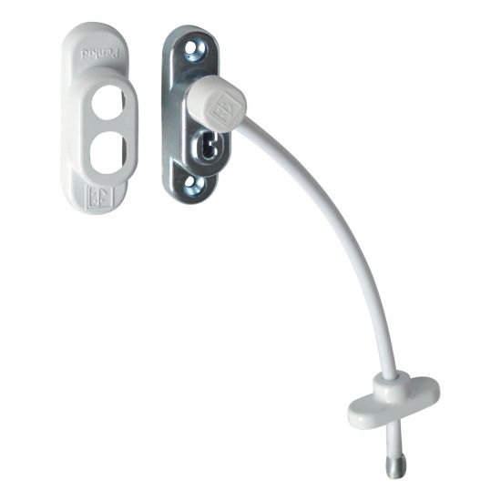 PENKID WSR200 Ventilation Window Restrictor White P9016 - Click Image to Close
