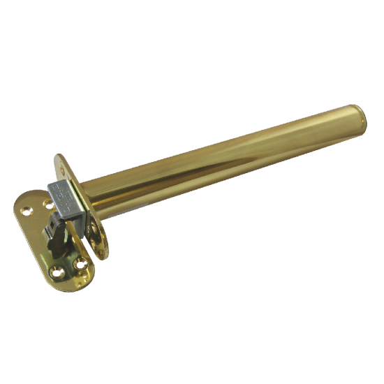 ASTRA 3003 Concealed Door Closer Radius Plate Brass - Click Image to Close