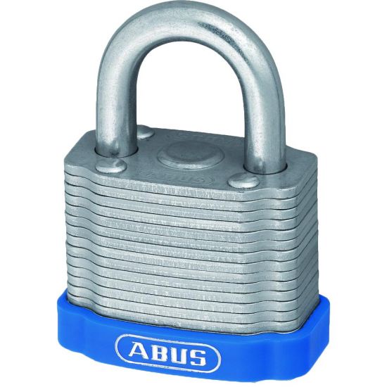 ABUS 41 Series Eterna Laminated Steel Open Shackle Padlock 49mm 41/45 Visi - Click Image to Close