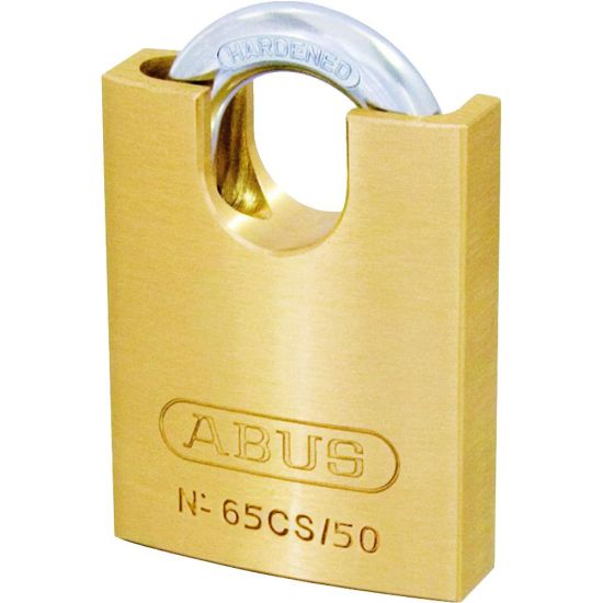 ABUS 65 Series Brass Closed Shackle Padlock 50mm KD 65CS/50 Visi - Click Image to Close