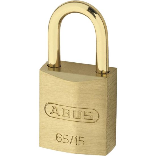 ABUS 65 Series Brass Open Shackle Padlock 16mm KA (151) 65/15 Boxed - Click Image to Close