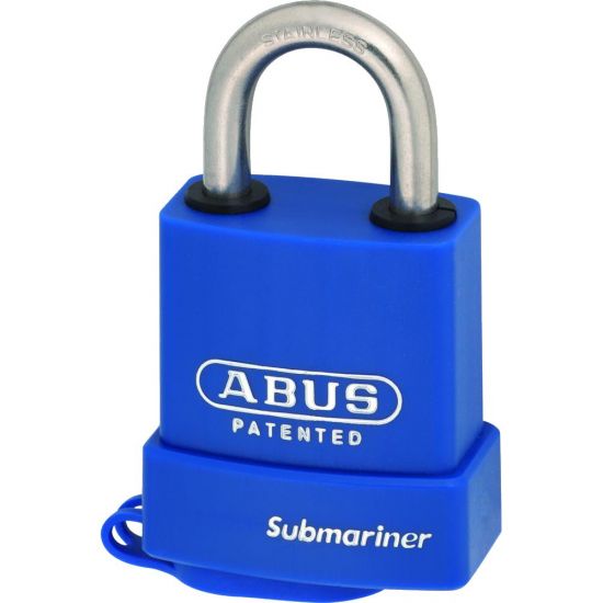 ABUS 83WPIB Series Marine Brass Open Stainless Steel Shackle Padlock 56.5mm KD 83WPIB/53 Visi - Click Image to Close