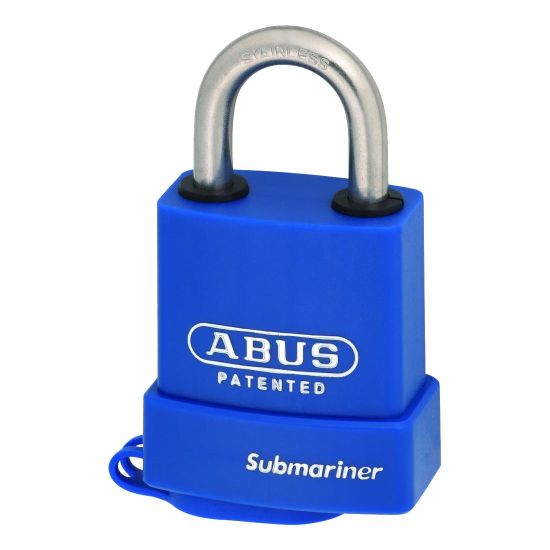 ABUS 83WPIB Series Marine Brass Open Stainless Steel Shackle Padlock 56.5mm KA (2745) 83WPIB/53 Boxed - Click Image to Close