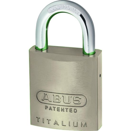ABUS 83AL Series Colour Coded Aluminium Open Shackle Padlock Without Cylinder 40mm Silver 83AL/40 Boxed - Click Image to Close