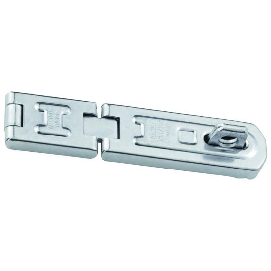 ABUS 100 Series Hasp & Staple 28mm x 128mm Double Jointed 100/80DG Visi - Click Image to Close