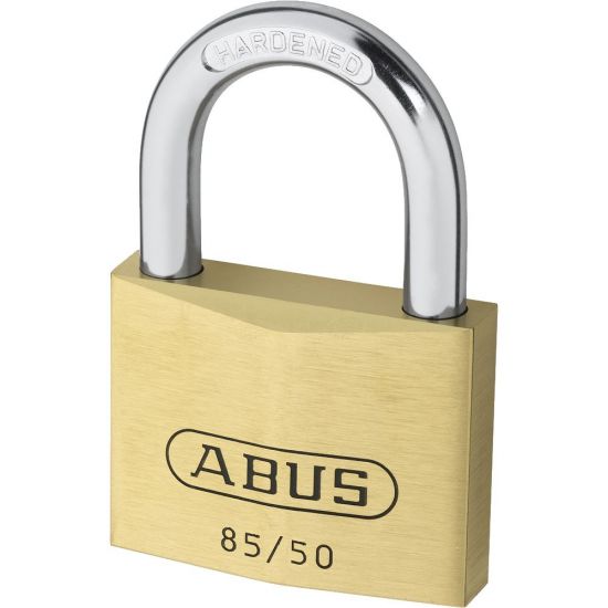 ABUS 85 Series Brass Open Shackle Padlock 50mm KD 85/50 Visi - Click Image to Close