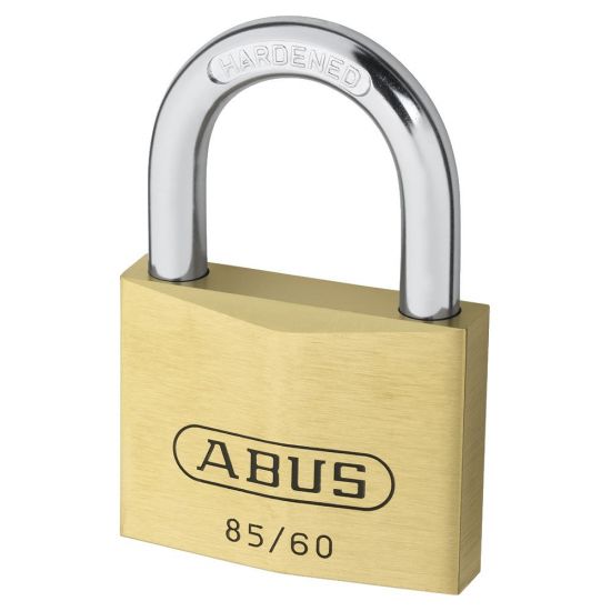ABUS 85 Series Brass Open Shackle Padlock 60mm KA (2703) 85/60 Boxed - Click Image to Close
