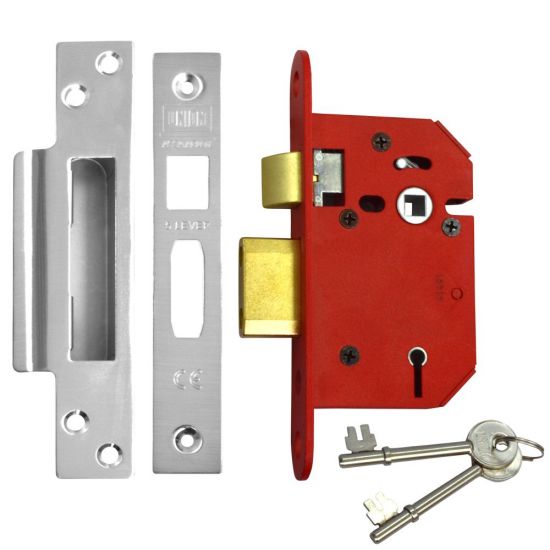UNION J2205 StrongBOLT 5 Lever Sashlock 64mm SS KD Boxed - Click Image to Close