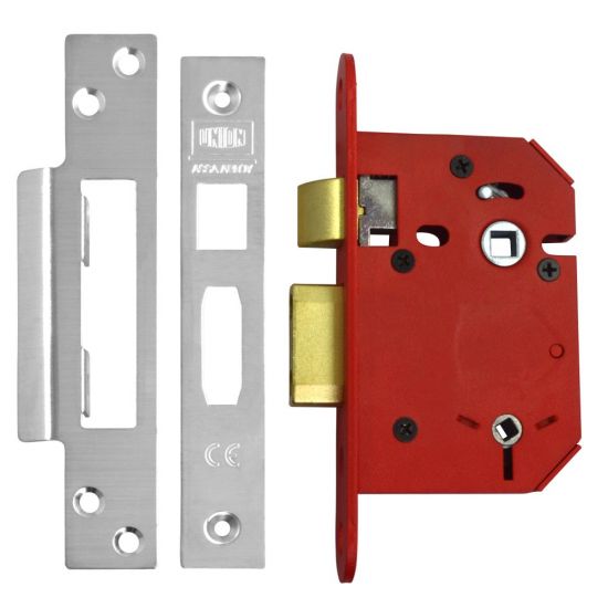 UNION J22WCS StrongBOLT Bathroom Lock 75mm SS Boxed - Click Image to Close