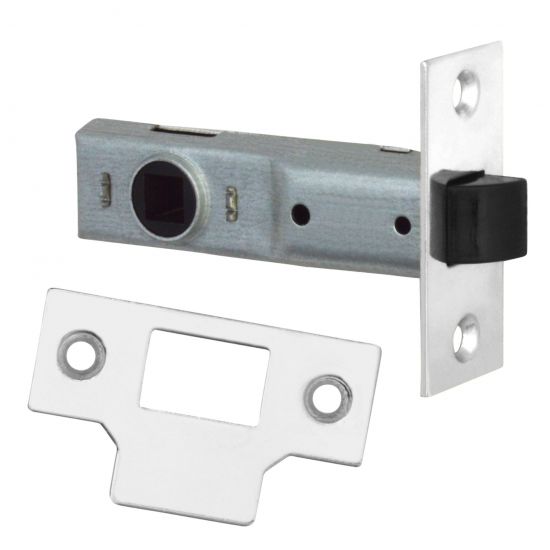 UNION J2600 Essential Tubular Latch 75mm ZP Bagged - Click Image to Close