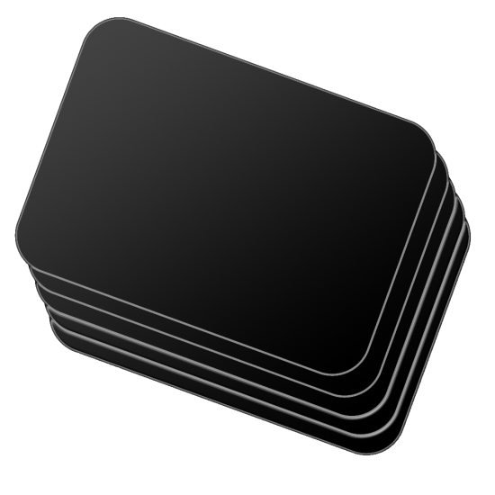 SOUBER TOOLS SB1/5 Hi-tack adhesive pads 5 Pack - Black - Click Image to Close