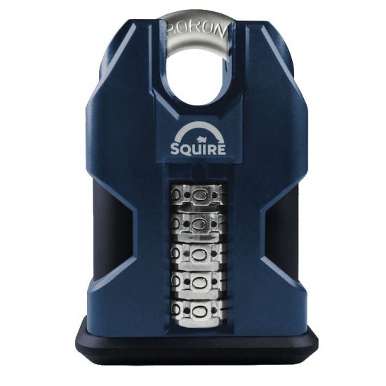 SQUIRE SS50C Stronghold Closed Shackle Recodable Combination Padlock 50mm Closed Shackle Visi - Click Image to Close