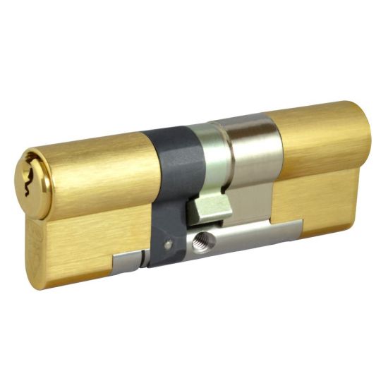 EVVA EPS 3* Snap Resistant Euro Double Cylinder 87mm 41(Ext)-46 (36-10-41) KD PB 21B - Click Image to Close