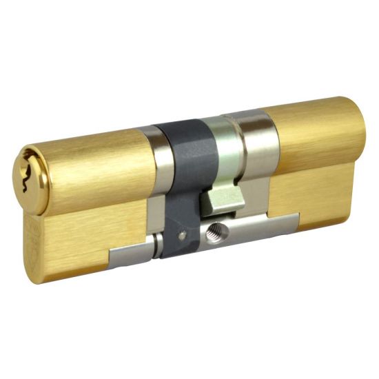 EVVA EPS 3* Snap Resistant Euro Double Cylinder 87mm 46(Ext)-41 (41-10-36) KD PB 21B - Click Image to Close