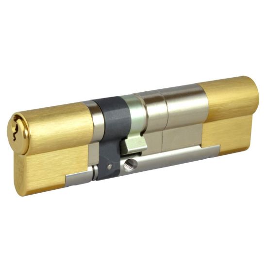 EVVA EPS 3* Snap Resistant Euro Double Cylinder 107mm 46(Ext)-61 (41-10-56) KD PB 21B - Click Image to Close