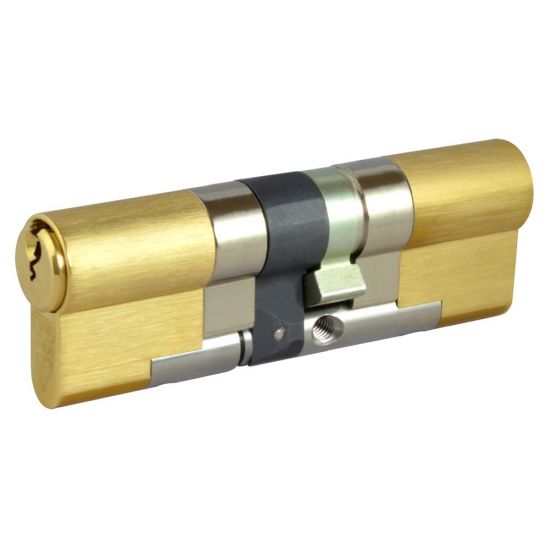 EVVA EPS 3* Snap Resistant Euro Double Cylinder 92mm 51(Ext)-41 (46-10-36) KD PB 21B - Click Image to Close