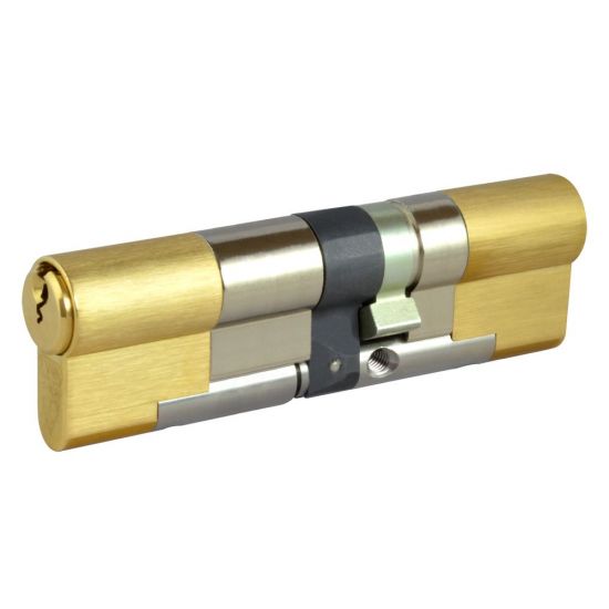 EVVA EPS 3* Snap Resistant Euro Double Cylinder 102mm 61(Ext)-41 (56-10-36) KD PB 21B - Click Image to Close