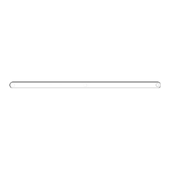 KICKSTOP DG1 DoorGuard Horizontal Security Bar DG1 White - Click Image to Close