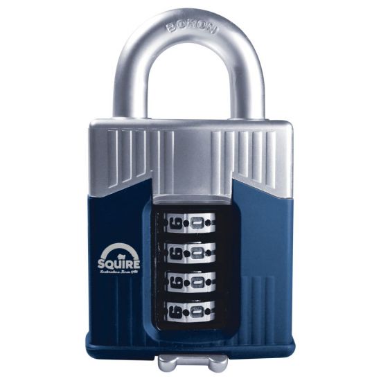 SQUIRE Warrior Open Shackle Combination Padlock 55mm Visi - Click Image to Close