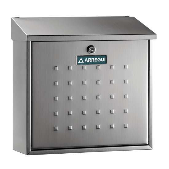ARREGUI Premium Maxi Mailbox Satin Stainless Steel - Click Image to Close