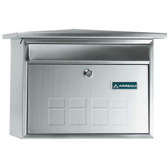 ARREGUI Deco Mailbox Satin Stainless Steel - Click Image to Close