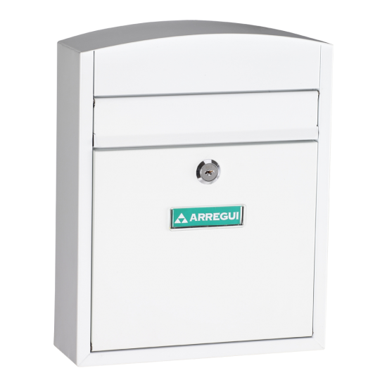 ARREGUI Compact Mailbox White - Click Image to Close