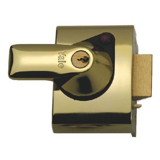 YALE PBS1 & PBS2 Auto Deadlocking Nightlatch 40mm BLUX Visi - Click Image to Close