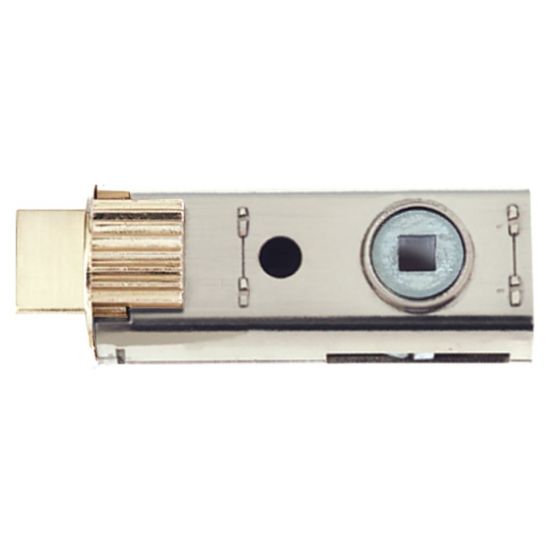 UNION Fastlatch Bathroom Privacy Tubular Latch Deadbolt 60mm Polished Brass Deadbolt - Click Image to Close