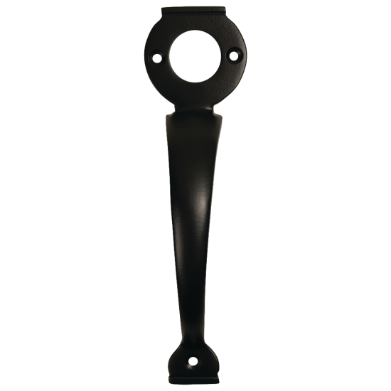 A PERRY Solid Brass Long Throw Lock Gate Handle Black - Click Image to Close